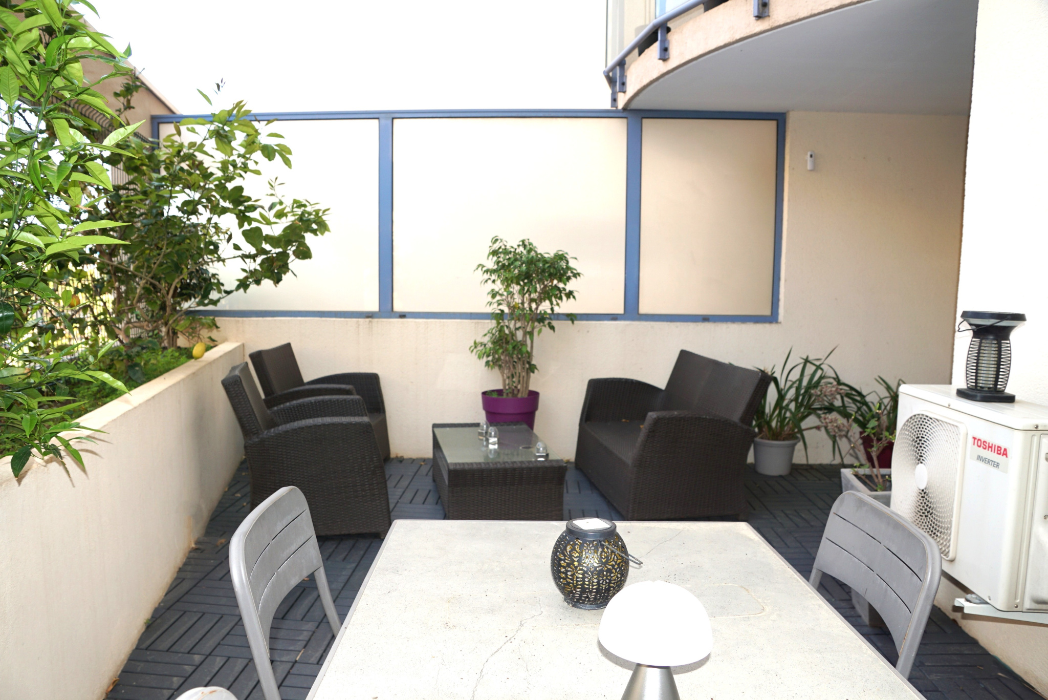 F3 de 62 m2, grande Terrasse et Loggia, Garage